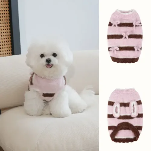 Pink Series Sweet Bowknot Sweater Pink Series Sweet Bowknot Sweater